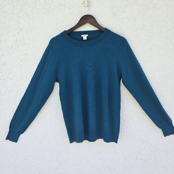 Merino wool crewneck sweater - Picture 1 of 6